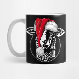 Funny Sheep Santa Christmas sheep lover Mug